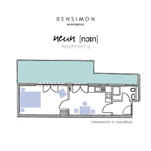 4* מלון דירות Bensimon Prenzlauer Berg